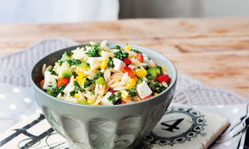 Rice pasta salad
